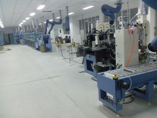 निकल आयरन बैटरी प्लेट असेंबली लाइन निकल कैडमियम बैटरी प्लेट उत्पादन लाइन