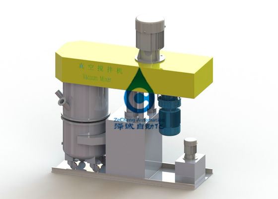 5L - 1000L कार बैटरी उत्पादन लाइन लिथियम बैटरी पेस्ट डबल प्लैनेटरी मिक्सर
