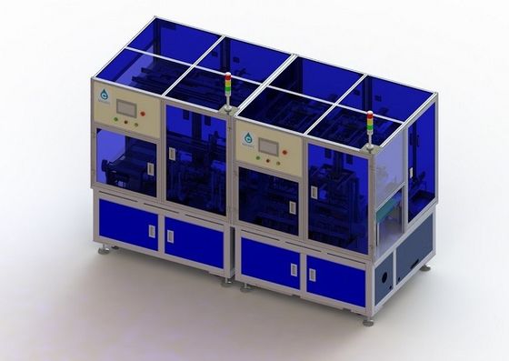 शेल मशीन में 40PPM कार बैटरी उत्पादन लाइन 1500KG स्क्वायर सेल टेल टैपिंग