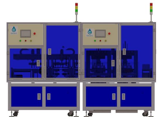 शेल मशीन में 40PPM कार बैटरी उत्पादन लाइन 1500KG स्क्वायर सेल टेल टैपिंग