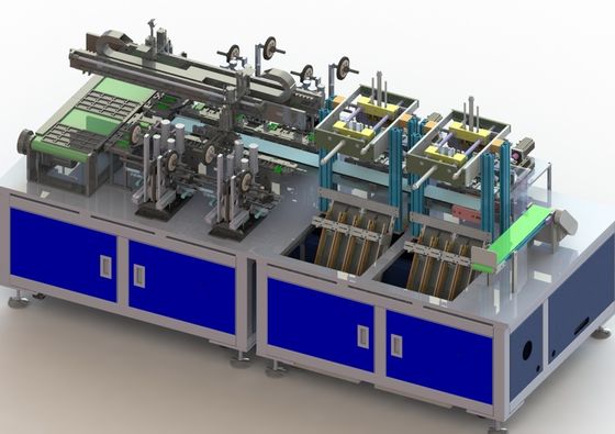 शेल मशीन में 40PPM कार बैटरी उत्पादन लाइन 1500KG स्क्वायर सेल टेल टैपिंग