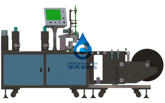 बड़ी बैटरी पोल टुकड़ा टेप काटने की मशीन 12PPM 380V स्वचालित सुधार